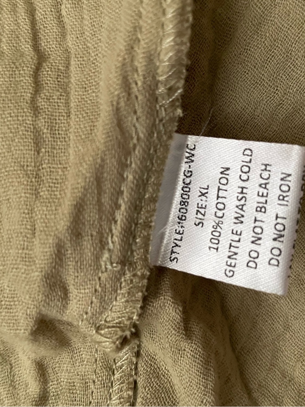 Worth Collective Cotton Gauze Lightweight Dress Green bohemian - Picture 8 of 15